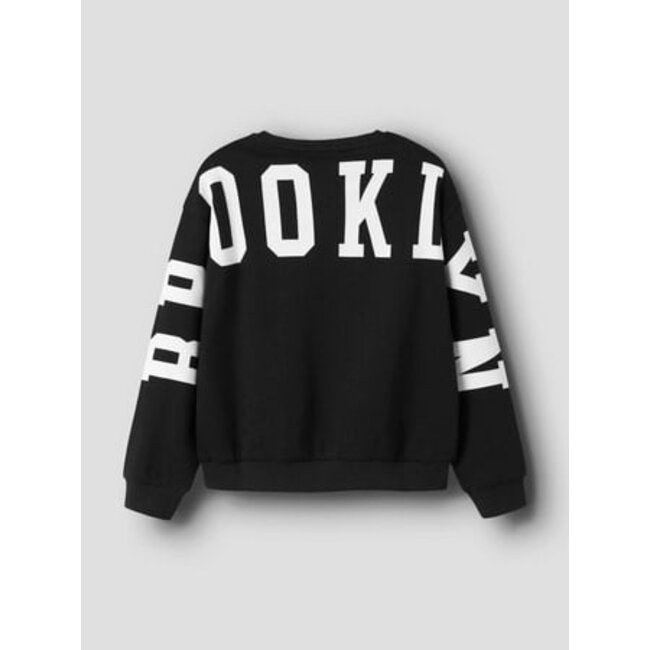 Name it winter sweater meisjes - zwart - relaxed fit - NkfNevea