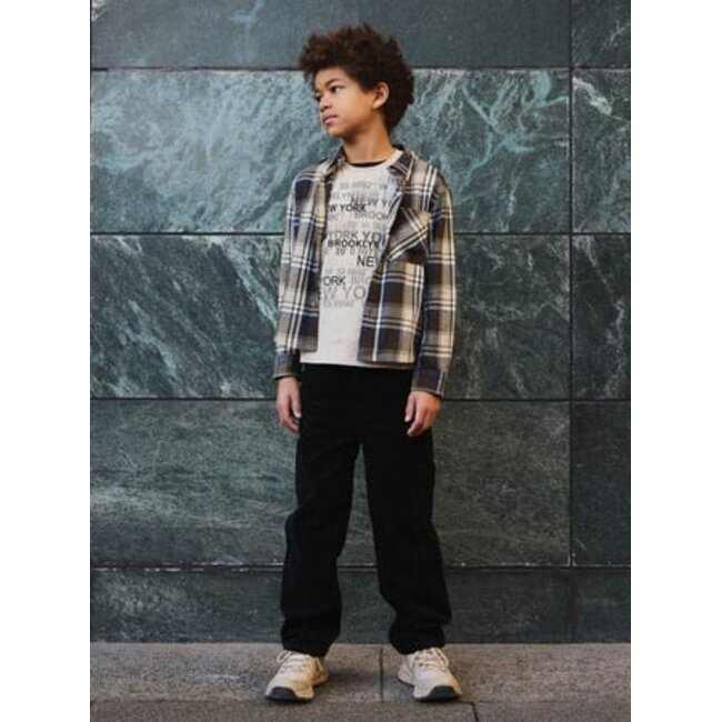 Name it winter t-shirt jongens - bruin - regular fit - NkmNoland