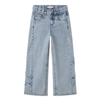 Name it winter jeansbroek meisjes - blauw - skater fit - NkfBella