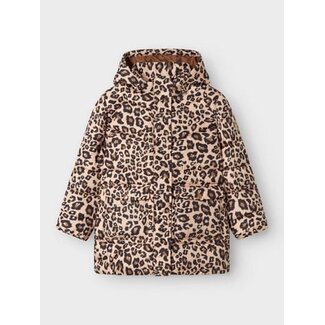 Name it winter winterjas meisjes - bruin - puffer - NkfMimosa