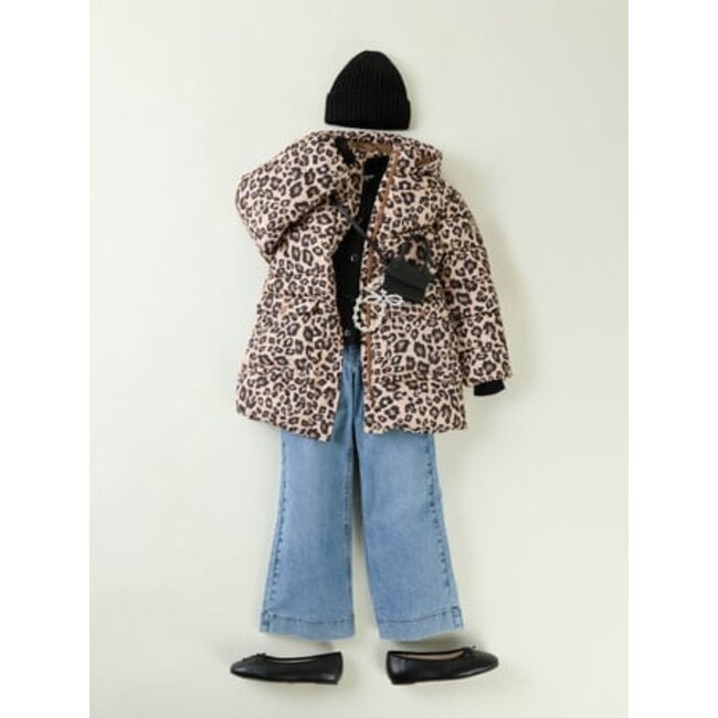 Name it winter winterjas meisjes - bruin - puffer - NkfMimosa