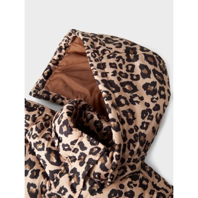 Name it winter winterjas meisjes - bruin - puffer - NkfMimosa