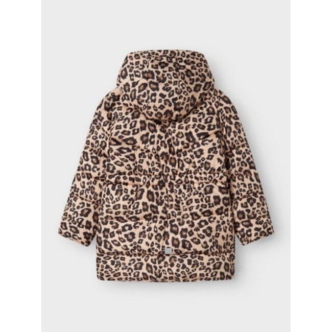Name it winter winterjas meisjes - bruin - puffer - NkfMimosa