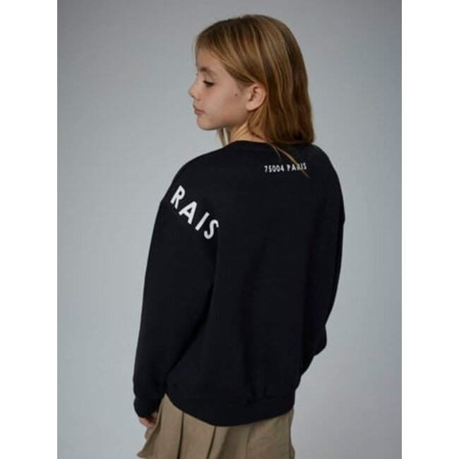 Name it winter sweater meisjes - zwart - relaxed fit - NkfOdika