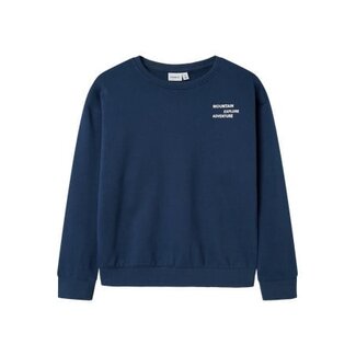 Name it winter sweater jongens - blauw - relaxed fit - NkmOrville