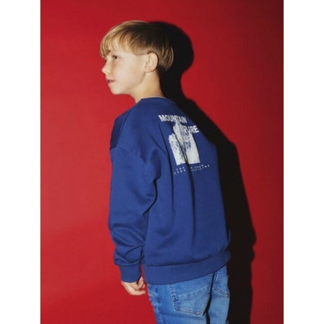 Name it winter sweater jongens - blauw - relaxed fit - NkmOrville