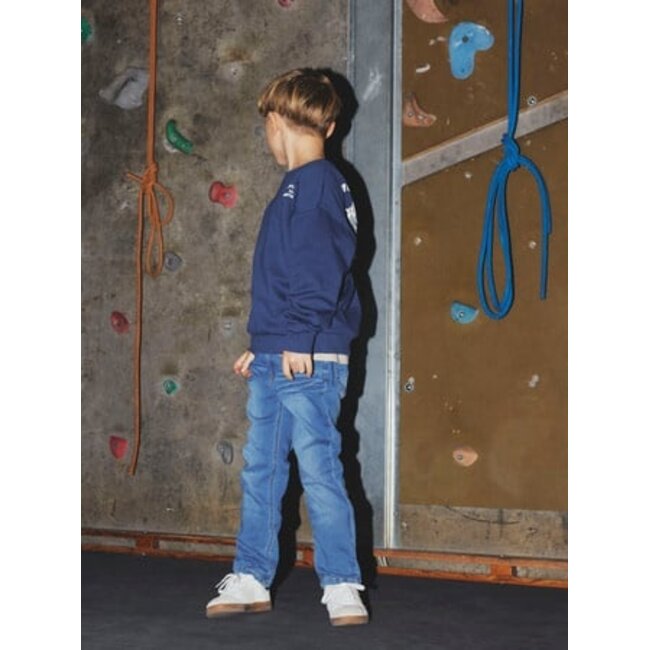 Name it winter sweater jongens - blauw - relaxed fit - NkmOrville