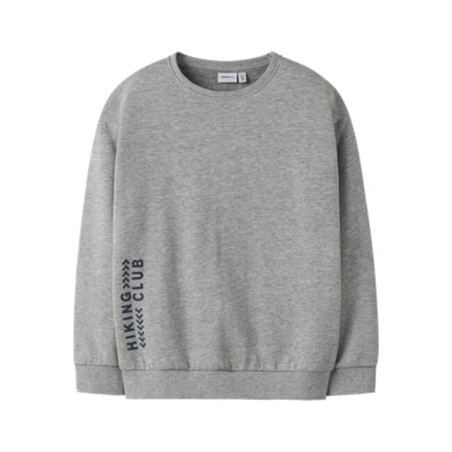 Name it winter sweater jongens - grijs - relaxed fit - NkmOrville