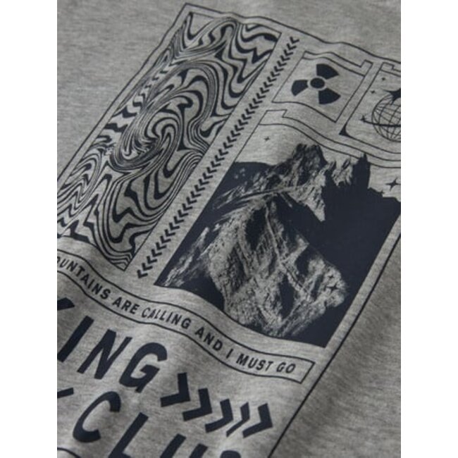 Name it winter sweater jongens - grijs - relaxed fit - NkmOrville