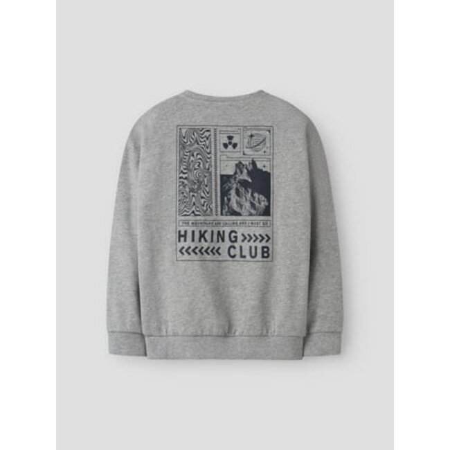 Name it winter sweater jongens - grijs - relaxed fit - NkmOrville