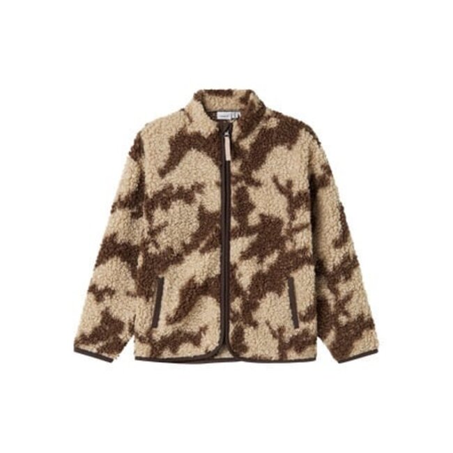 Name it winter vest jongens - bruin - regular fit, teddy - NkmOzias