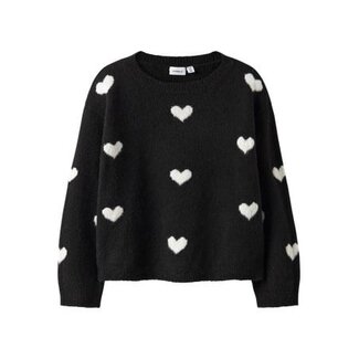 Name it winter sweater meisjes - zwart - regular fit, gebreid - NkfOna