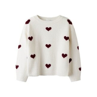 Name it winter sweater meisjes - wit - regular fit, gebreid - NkfOna