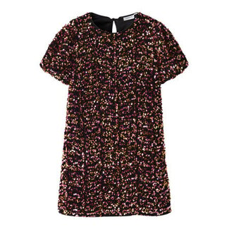 Name it winter jurk meisjes - goud - regular fit - NkfRunica