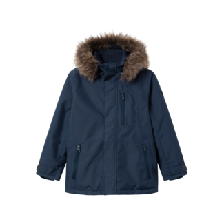 Name it winter ski jas jongens - donker blauw - NkmSnow