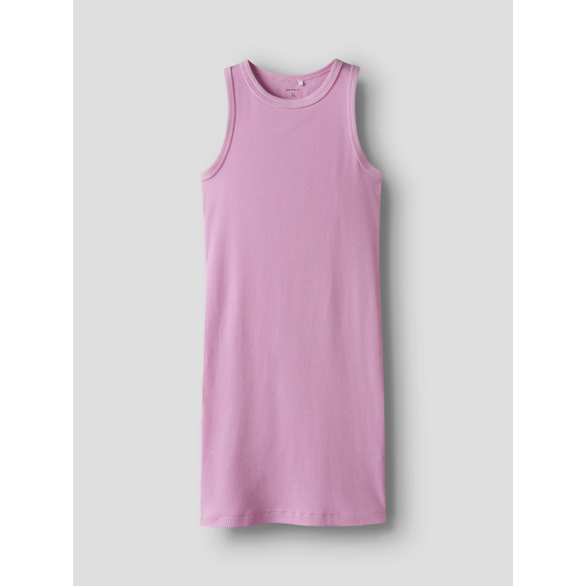 Name it zomer jurk meisjes - roze - korte mouw - NkfNakal