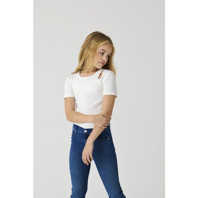 Kids ONLY zomer top meisjes - wit - KogNessa