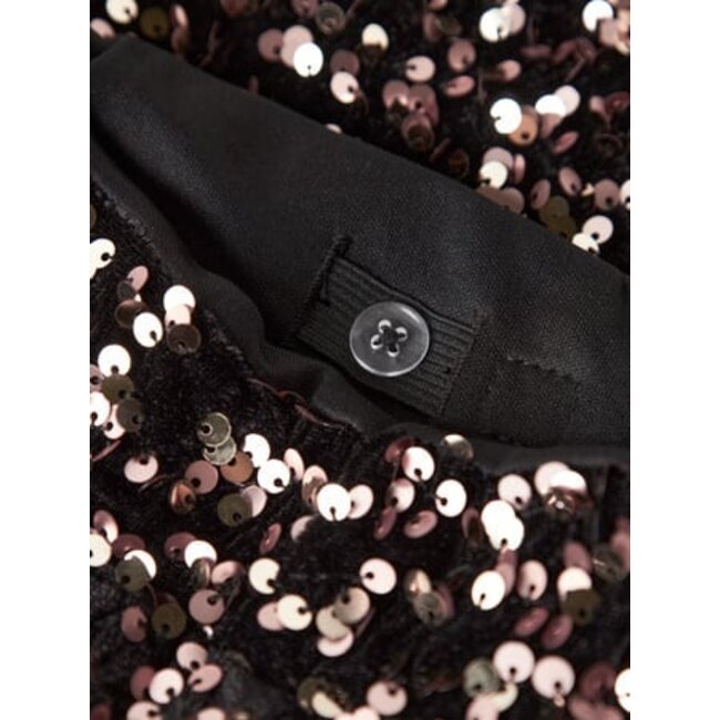 Name it winter broek meisjes - bruin - wide, straight fit - NkfRunica