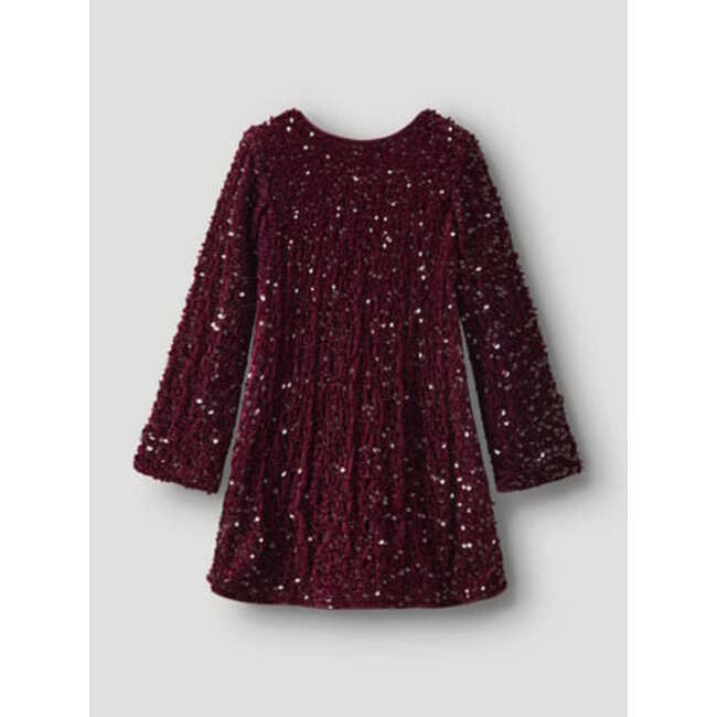 Name it winter jurk meisjes - paars - regular fit - NkfRusitta