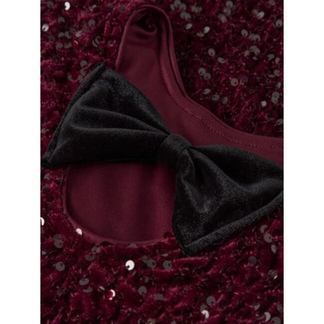 Name it winter jurk meisjes - paars - regular fit - NkfRusitta