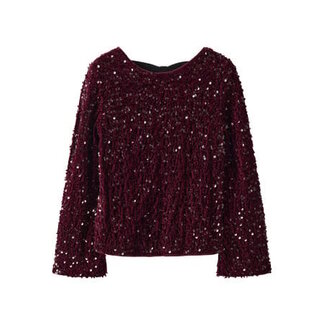 Name it winter blouse meisjes - paars - regular fit - NkfRusitta