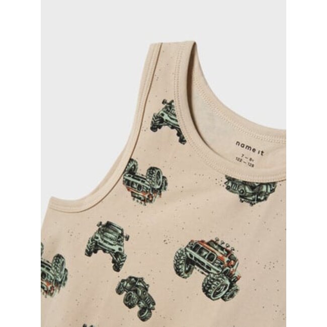 Name it winter ondergoed jongens - wit - 2p top - NkmTank