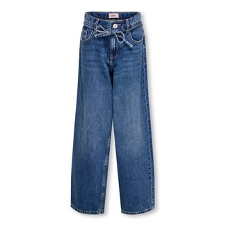 Kids ONLY winter jeansbroek meisjes - blauw - KogGianna - balloon fit