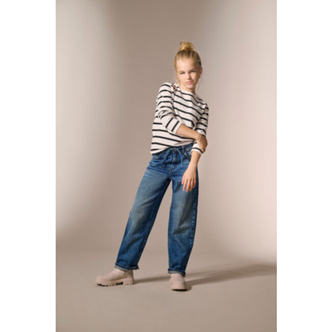 Kids ONLY winter jeansbroek meisjes - blauw - KogGianna - balloon fit