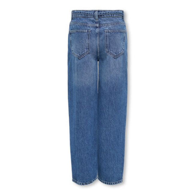 Kids ONLY winter jeansbroek meisjes - blauw - KogGianna - balloon fit