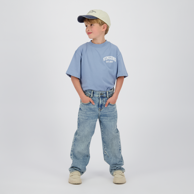 Vingino winter jeansbroek jongens - blauw - Geraldo - relaxed fit