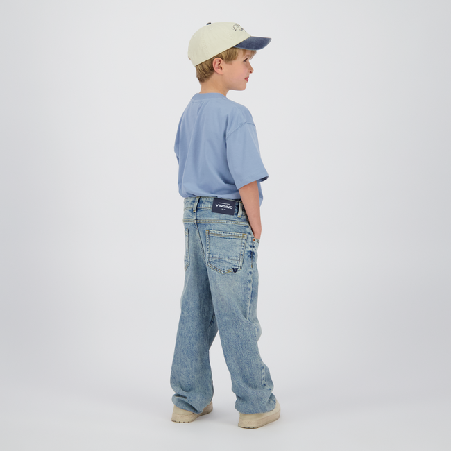 Vingino winter jeansbroek jongens - blauw - Geraldo - relaxed fit