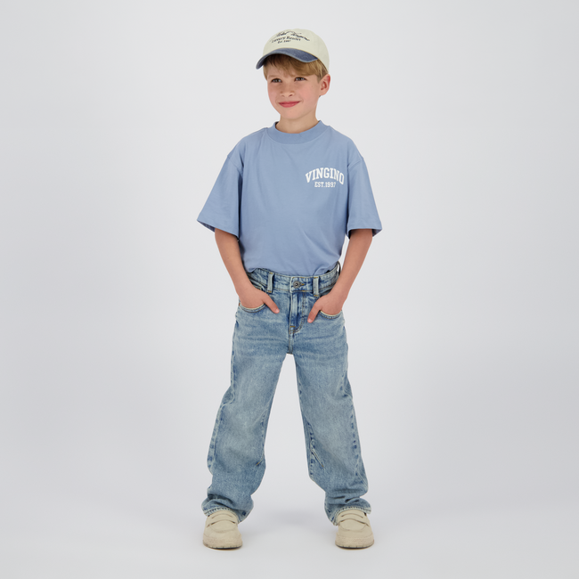 Vingino winter jeansbroek jongens - blauw - Geraldo - relaxed fit