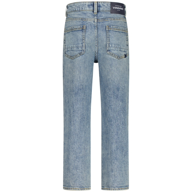 Vingino winter jeansbroek jongens - blauw - Geraldo - relaxed fit