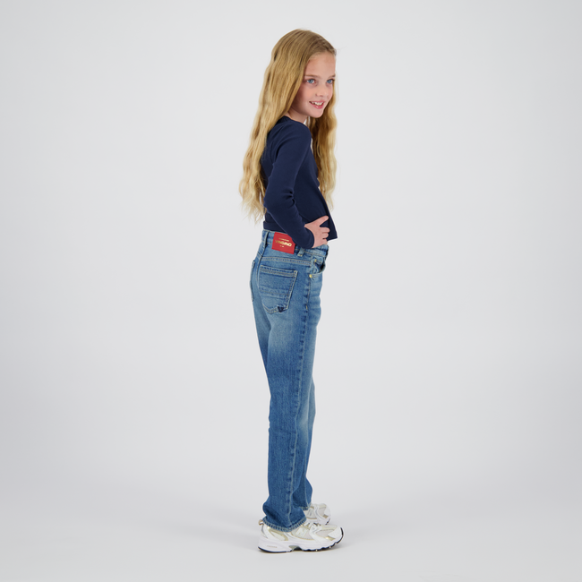 Vingino winter jeansbroek meisjes - blauw - Clara - straight fit