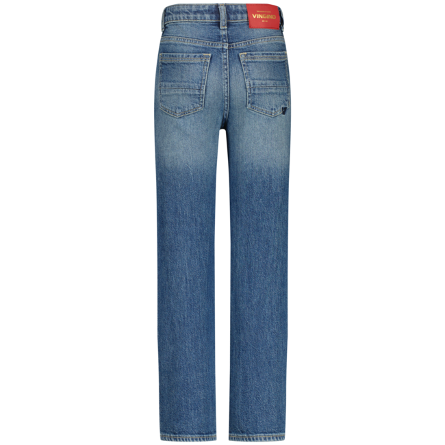 Vingino winter jeansbroek meisjes - blauw - Clara - straight fit