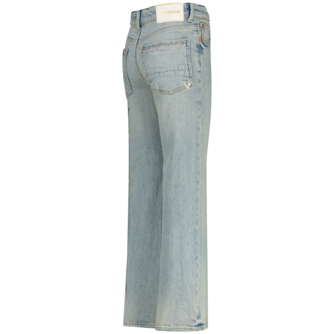 Vingino winter jeansbroek meisjes - blauw - Carey - straight flare fit