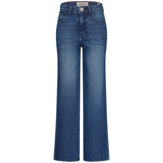 Vingino winter jeansbroek meisjes - donker blauw - Cecile - wide leg fit