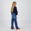 Vingino winter jeansbroek meisjes - donker blauw - Cecile - wide leg fit