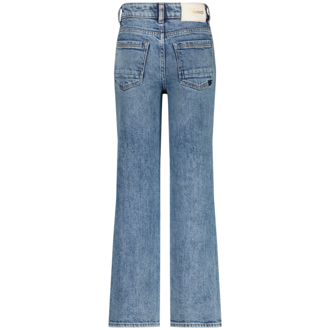 Vingino winter jeansbroek meisjes - blauw - Cecile - wide leg fit