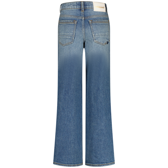 Vingino winter jeansbroek meisjes - blauw - Carlice - extra wide leg fit