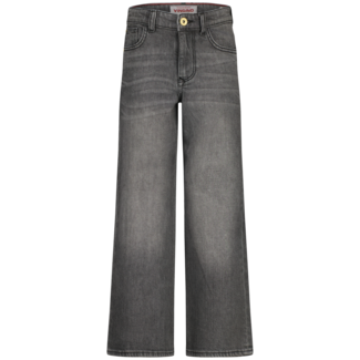 Vingino winter jeansbroek meisjes - zwart - Carlice - extra wide leg fit