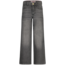 Vingino winter jeansbroek meisjes - zwart - Carlice - extra wide leg fit