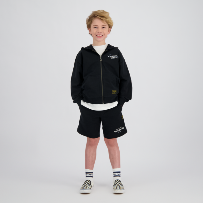 Vingino winter vest jongens - zwart - Basic-Vest - oversized fit