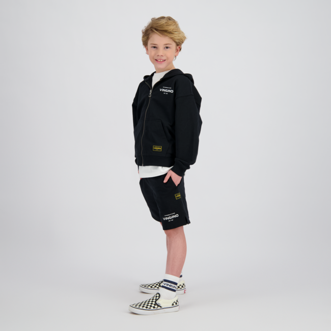 Vingino winter vest jongens - zwart - Basic-Vest - oversized fit