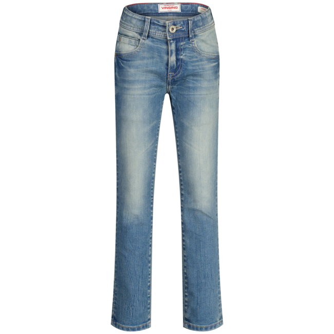 Vingino winter jeansbroek jongens - blauw - Apache icon - skinny fit