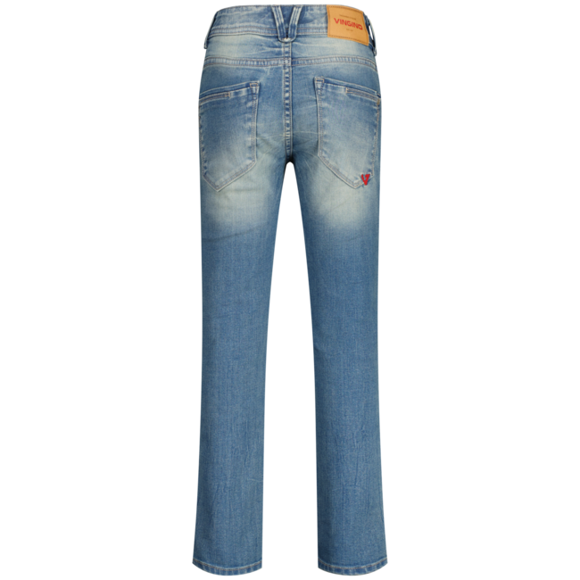 Vingino winter jeansbroek jongens - blauw - Apache icon - skinny fit