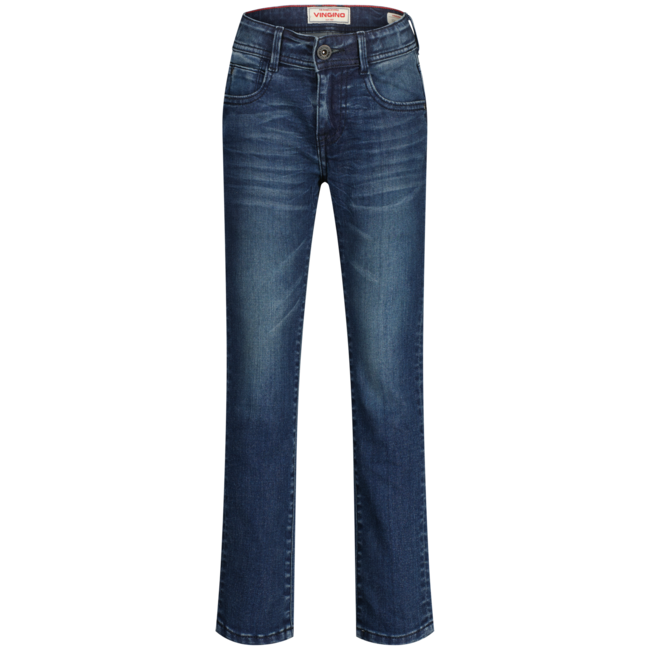 Vingino winter jeansbroek jongens - donker blauw - Apache icon - skinny fit