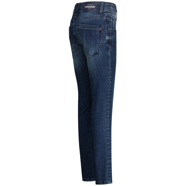 Vingino winter jeansbroek jongens - donker blauw - Apache icon - skinny fit