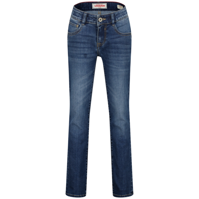 Vingino winter jeansbroek jongens - blauw - Diego icon - slim fit