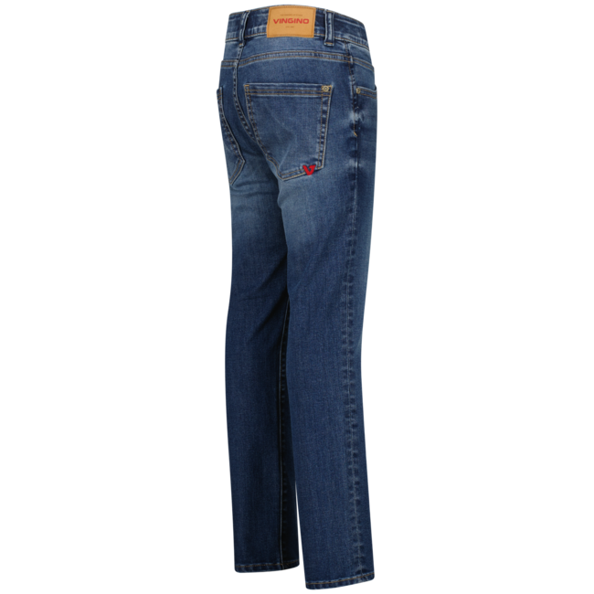 Vingino winter jeansbroek jongens - blauw - Diego icon - slim fit